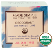 DEODORANT - Organic Vegan Chamomile Lime