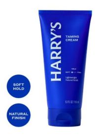 Harry's Men's Taming Hair Cream, Soft Hold with Natural Finish, 5.1 fl oz