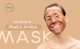 Activated Charcoal + Mud & Arnica Facial Masks Bundle - Deep Cleansing Pore Minimizer & Exfoliating Skin Care Set for All Skin Types (2-Pack)