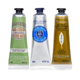 L'OCCITANE - My Essential Hand Cream Trio Set: Shea Hand Cream 30ml + Almond Hand Cream 30ml + Verbena Hand Cream Gel 30ml 698594  3pcs