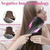3 in 1 Negative Ion Hot Air Straightening Brush for Drying Smoothing and Styling Hair