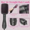 3 in 1 Negative Ion Hot Air Straightening Brush for Drying Smoothing and Styling Hair