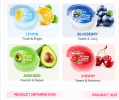 Fruit Scented Lip Balm Set, Natural Moisturizing Lip Balms for Dry Chapped Lips, 8PCS Assorted Flavors