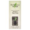 Natural Therapy Brilliant Top Coat by BioSource for Women - 0.4 oz Nail Treatment