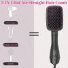 3 in 1 Negative Ion Hot Air Straightening Brush for Drying Smoothing and Styling Hair