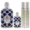 Royal Bleu by Orientica for Unisex - 4 Pc Gift Set 2.7oz EDP Spray, 2 x 10ml EDP Spray, 7.5ml EDP Splash