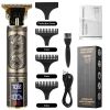 Professional Mens Hair Clippers Trimmer Machine Cordless Beard Electric Shaver