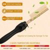 Electric Hair Straightening Brush 2 in 1 Styling Comb for Straightening and Curling Wet Dry and Synthetic Hair